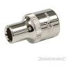 SILVERLINE Douille Métrique 1/2" Avec Entraînement à 12 Pointes, 9 Mm, 9 Mm -Clés et douilles Soldes 28087829 1