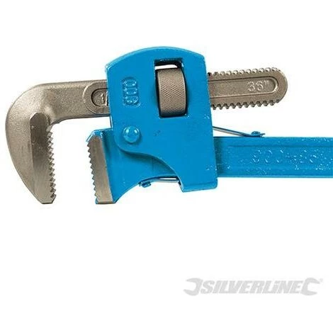 SILVERLINE Clé à Griffe Stillson, Longueur 900 Mm - Mâchoires 110 Mm, Longueur 900 Mm - Machoires 110 Mm 3 SILVERLINE Clé à Griffe Stillson, Longueur 900 Mm - Mâchoires 110 Mm, Longueur 900 Mm - Machoires 110 Mm – Image 2