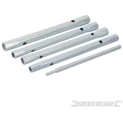 SILVERLINE Clés à Tube Pour Mitigeurs, 5 Pcs, 8/9, 9/11, 10/11 Et 12/13 Mm, 8-9. 9-11. 10-11 Et 12-13 Mm 3 SILVERLINE Clés à Tube Pour Mitigeurs, 5 Pcs, 8/9, 9/11, 10/11 Et 12/13 Mm, 8-9. 9-11. 10-11 Et 12-13 Mm