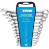 COFFRE DE JEU 12 PIÈCES CLÉ PLATE MÉTRIQUE OUTIL 6-22 MM FERVI 0073