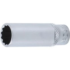 BGS TECHNIC DOUILLE POUR CLÉ, DOUZE PANS, PROFONDE | 6,3 MM (1/4'') | 12 MM BGS 10712