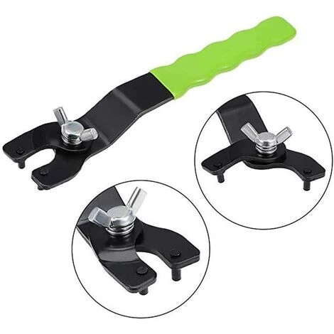 LangRay 2 Pièces Clé à Molette Broche De Meuleuse, Clé à Broche Réglable D'Angle, Clé à Molette Pour Meuleuse D'Angle, Poignée En Plastique Pour Meuleuses D'Angle 4 LangRay 2 Pièces Clé à Molette Broche De Meuleuse, Clé à Broche Réglable D'Angle, Clé à Molette Pour Meuleuse D'Angle, Poignée En Plastique Pour Meuleuses D'Angle – Image 2