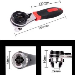 PERLE RARE Outil Multifonctionnel Universel De Clé à Cliquet Réglable 9 PERLE RARE Outil Multifonctionnel Universel De Clé à Cliquet Réglable -Clés et douilles Soldes 29866765 3