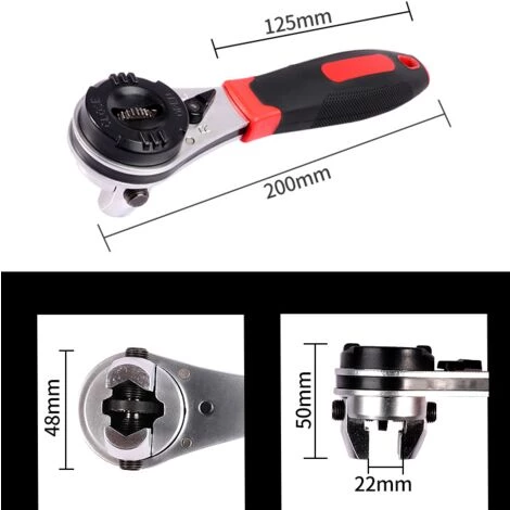 PERLE RARE Outil Multifonctionnel Universel De Clé à Cliquet Réglable 5 PERLE RARE Outil Multifonctionnel Universel De Clé à Cliquet Réglable – Image 3