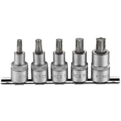 FORCE TORX TAILLE 40-45-50-55-60 SUR RACK JEU DE 5 EMBOUTS