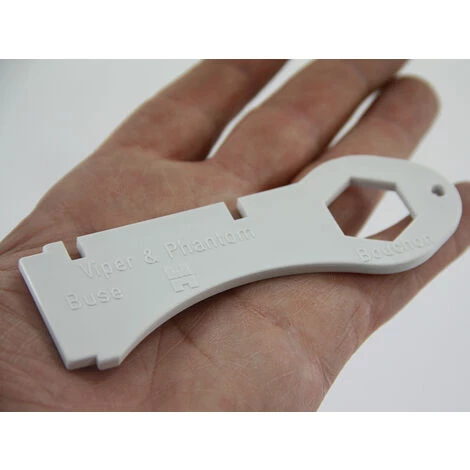 Clef D'écrou De Rotule Et De Bouchon D'hivernage - Hayward - Blanc 4 Clef D'écrou De Rotule Et De Bouchon D'hivernage - Hayward - Blanc – Image 2