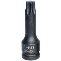 KROFTOOLS DOUILLES EMBOUTS 1/2 IMPACT A CHOCS TORX MALES DE T20 A T70 - De : TORX-T27-CHOC