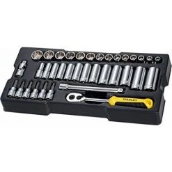 'Stanley Trans Système Module, Module 3/8Clé à Douille Et Accessoires Kit, 36pièces, 1pièce, Stmt174174 -Clés et douilles Soldes 32298771 3