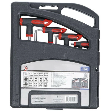 BGS TECHNIC Clés Poignée T BGS - 16 Pcs - 90 5 BGS TECHNIC Clés Poignée T BGS - 16 Pcs - 90 – Image 3