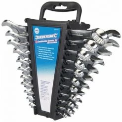 SILVERLINE Trousse De 22 Clés Mixtes - 6 - 22 Mm Et 1/4 - 7/8''