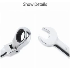 YONGQING Malette Jeu De 12 Clés Mixtes à Cliquet Outils Garage Atelier Acier à Outils Lot Jeu Clé Polygonales Et Plates Trousse De Rangement Noir - Noir-argent -Clés et douilles Soldes 33024826 4