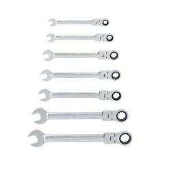 RIBIMEX Jeu De 7 Clés Mixtes à Cliquet