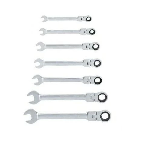 RIBIMEX Jeu De 7 Clés Mixtes à Cliquet 3 RIBIMEX Jeu De 7 Clés Mixtes à Cliquet