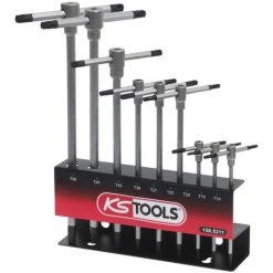 KSTOOLS® Présentoir De Clés TORX à Poignée En T, 9 Pièces KS Tools 158.5211
