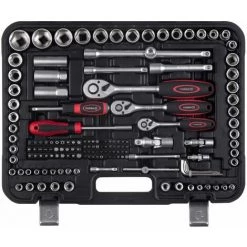 Meister Kit De Clés Embout Et Douille, 216 Pièces, 1/4 Pouce + 3/8 Pouce + 1/2 Pouce -Clés et douilles Soldes 33711553 4