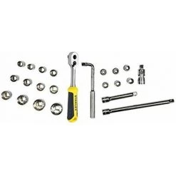 'Stanley Système Trans Module, Module De Clé à Douille 1/212pans Et Accessoires, 23pièces, 1pièce, Stmt174726