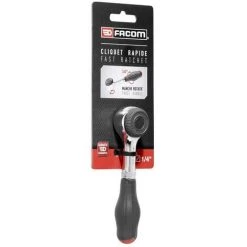 Cliquet Manche Rotatif 1/4'' FACOM R.360PB -Clés et douilles Soldes 34306281 3
