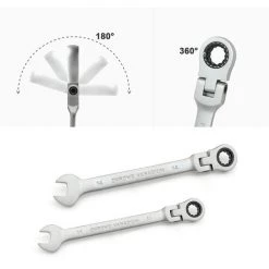TODECO Jeu De Clés Mixtes Avec Sac De Transport, 12 Pièces Cles Plates A Cliquet, Cle Mixte 8-19 Mm, Jeu De Clés Métrique - Argent 10 TODECO Jeu De Clés Mixtes Avec Sac De Transport, 12 Pièces Cles Plates A Cliquet, Cle Mixte 8-19 Mm, Jeu De Clés Métrique - Argent -Clés et douilles Soldes 35074872 4