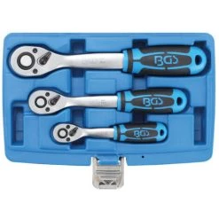 Jeu De Cliquets BGS TECHNIC - Denture Fine - 6,3mm (1/4") / 10mm (3/8") / 12,5mm (1/2") - 3 Pcs - 621