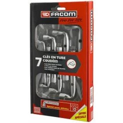 Facom Lot De 7 Clés à Tube Coudées En Acier Forgé FACOM 92 PG