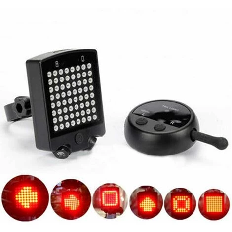 ABCRITAL Clignotants De Vélo, Feux Arrière De Vélo À Led Étanches Pour Vélos Et Feux De Voie D'Avertissement De Distance De Sécurité À Vélo 5 ABCRITAL Clignotants De Vélo, Feux Arrière De Vélo À Led Étanches Pour Vélos Et Feux De Voie D'Avertissement De Distance De Sécurité À Vélo – Image 3