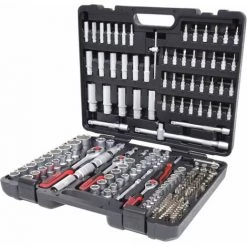 KSTOOLS KS Tools Ensemble De Clés Douille 1/4+ 3/8 + 1/2. 195 Pièces