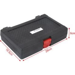 YONGQING Jeu De Clés Mixtes 12 Pièces 8-19 Mm 1 Set Jeu De Clés Mixtes à Cliquet Métriques - Noir-argent -Clés et douilles Soldes 37028134 3