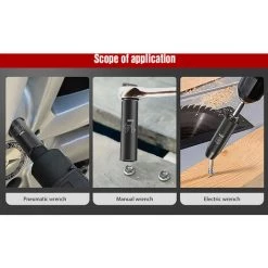 METERK Jeu De Douilles A Chocs Profondes Cr-V Metriques A Entrainement De 1/2 Pouce, 20 Pieces 11 METERK Jeu De Douilles A Chocs Profondes Cr-V Metriques A Entrainement De 1/2 Pouce, 20 Pieces -Clés et douilles Soldes 37773256 5