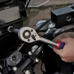 WORKPRO Coffret De Douilles Embouts Et Clés à Cliquet 1/2-inch Et 1/4-inch (72 Dents) De Dégagement Rapide (108-pièce) -Clés et douilles Soldes 37819977 5