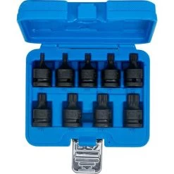 BGS Technic Douille à Embouts à Choc | 12,5 Mm (1/2") | Denture Multiple Intérieure (pour XZN) M4 - M16 | 9 Pièces 11 BGS Technic Douille à Embouts à Choc | 12,5 Mm (1/2") | Denture Multiple Intérieure (pour XZN) M4 - M16 | 9 Pièces -Clés et douilles Soldes 38345761 5