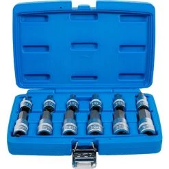 BGS Technic Jeu De Douilles à Embouts | 12,5 Mm (1/2") | Six Pans Intérieurs 5 - 22 Mm | 12 Pièces