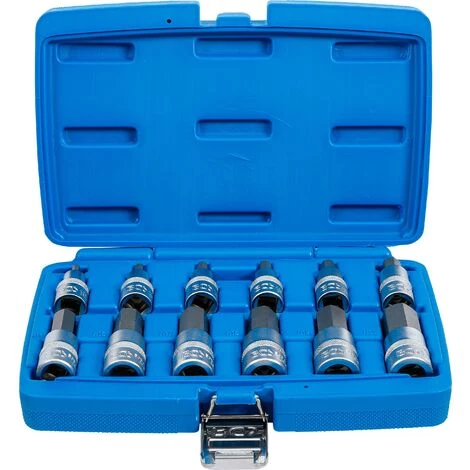 BGS Technic Jeu De Douilles à Embouts | 12,5 Mm (1/2") | Six Pans Intérieurs 5 - 22 Mm | 12 Pièces 3 BGS Technic Jeu De Douilles à Embouts | 12,5 Mm (1/2") | Six Pans Intérieurs 5 - 22 Mm | 12 Pièces
