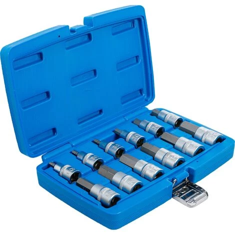 BGS Technic Jeu De Douilles à Embouts | 12,5 Mm (1/2") | Six Pans Intérieurs 5 - 22 Mm | 12 Pièces 4 BGS Technic Jeu De Douilles à Embouts | 12,5 Mm (1/2") | Six Pans Intérieurs 5 - 22 Mm | 12 Pièces – Image 2