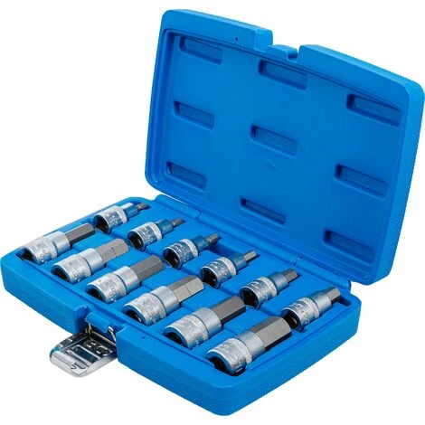 BGS Technic Jeu De Douilles à Embouts | 12,5 Mm (1/2") | Six Pans Intérieurs 5 - 22 Mm | 12 Pièces 5 BGS Technic Jeu De Douilles à Embouts | 12,5 Mm (1/2") | Six Pans Intérieurs 5 - 22 Mm | 12 Pièces – Image 3