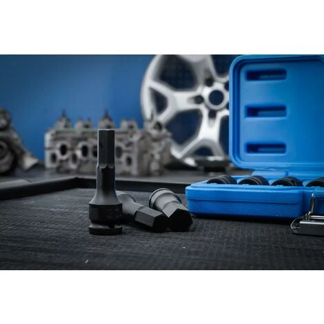 BGS Technic Jeu De Douilles à Embouts à Choc | 12,5 Mm (1/2") | Six Pans Intérieurs | 5 - 19 Mm | 8 Pièces 4 BGS Technic Jeu De Douilles à Embouts à Choc | 12,5 Mm (1/2") | Six Pans Intérieurs | 5 - 19 Mm | 8 Pièces – Image 2