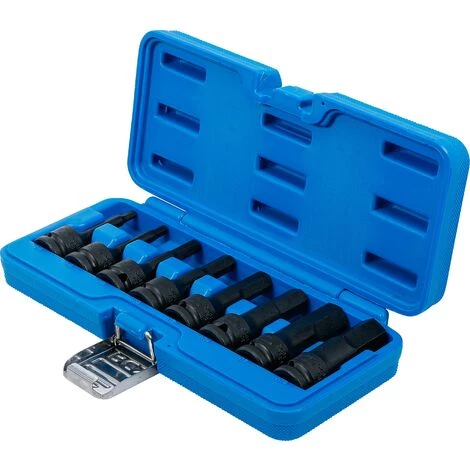 BGS Technic Jeu De Douilles à Embouts à Choc | 12,5 Mm (1/2") | Six Pans Intérieurs | 5 - 19 Mm | 8 Pièces 6 BGS Technic Jeu De Douilles à Embouts à Choc | 12,5 Mm (1/2") | Six Pans Intérieurs | 5 - 19 Mm | 8 Pièces – Image 4