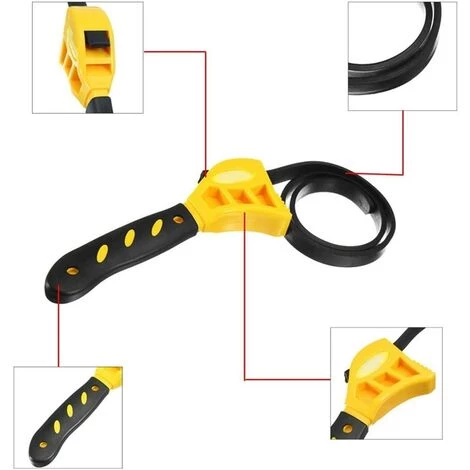 ECHOO Cle A Filtre A Huile Clé Pour Filtre à Huile Clé À Sangle Bracelet En Caoutchouc Clé Automobile Outils Moto Filtre À Huile 5 ECHOO Cle A Filtre A Huile Clé Pour Filtre à Huile Clé À Sangle Bracelet En Caoutchouc Clé Automobile Outils Moto Filtre À Huile – Image 3