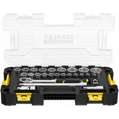 STANLEY Coffret De Douilles Stakbox L 1/2" FatMax - Jeu De 26 Pièces -Clés et douilles Soldes 39647452 3