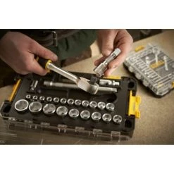 STANLEY Coffret De Douilles Stakbox L 1/2" FatMax - Jeu De 26 Pièces -Clés et douilles Soldes 39647452 4