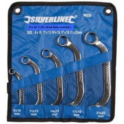 SILVERLINE CLES POLYGONALES A OEIL COURBEES DEMI LUNE