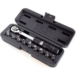 BETTERLIFE Clé Dynamométrique,1/4"DR 2-24Nm Clé Dynamométrique Pour Vélo Set Outils De Réparation De Vélo Kit Clé à Cliquet Clé Dynamométrique Mécanique Clés Manuelles