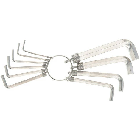 SPARTA - Jeu De Clés Hexagonales - 1,5-10 Mm - 10 Pièces 3 SPARTA - Jeu De Clés Hexagonales - 1,5-10 Mm - 10 Pièces