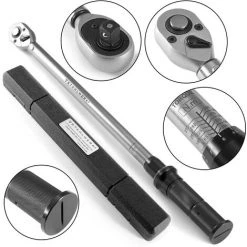 Clé Dynamométrique STAHLWERK 1/2 " Pouce 60 - 330 Nm, Acier Au Chrome-molybdène, Poignée De Réglage Rotative Avec Blocage De Couple