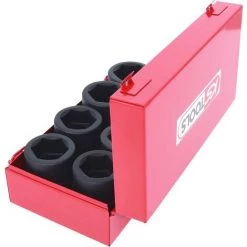 KSTOOLS KS TOOLS 1" Jeu De Douilles à Chocs 6 Pans, Courtes, 8 Pcs 8 KSTOOLS KS TOOLS 1" Jeu De Douilles à Chocs 6 Pans, Courtes, 8 Pcs -Clés et douilles Soldes 41883848 2