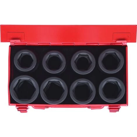 KSTOOLS KS TOOLS 1" Jeu De Douilles à Chocs 6 Pans, Courtes, 8 Pcs 7 KSTOOLS KS TOOLS 1" Jeu De Douilles à Chocs 6 Pans, Courtes, 8 Pcs – Image 5