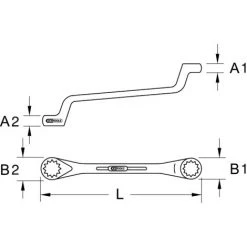 KSTOOLS® KS TOOLS Clés Polygonales Contre-coudées, 10x12 Mm 7 KSTOOLS® KS TOOLS Clés Polygonales Contre-coudées, 10x12 Mm -Clés et douilles Soldes 41884419 3