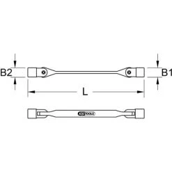 KSTOOLS KS TOOLS Clés à Douilles Articulées Torx E, E14xE16 7 KSTOOLS KS TOOLS Clés à Douilles Articulées Torx E, E14xE16 -Clés et douilles Soldes 41886536 3