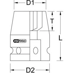 KSTOOLS® KS TOOLS 1/4" Douilles à Chocs Torx E, Courtes , E12 -Clés et douilles Soldes 41889883 3