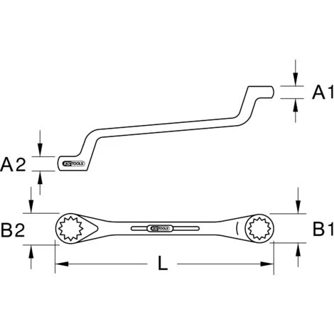 KSTOOLS® KS TOOLS Clés Polygonales Contre-coudées CHROMEplus, 8x9mm 5 KSTOOLS® KS TOOLS Clés Polygonales Contre-coudées CHROMEplus, 8x9mm – Image 3