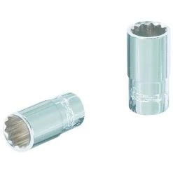 KSTOOLS® KS TOOLS 1/4" Douilles 12 Pans CHROMEplus, 12 Mm